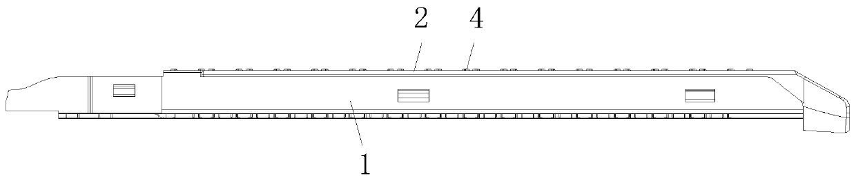 Anti-skidding microscopic anastomosis assembly guide staple tank