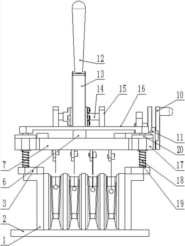 Dummy neck part notch special production device and cutting method