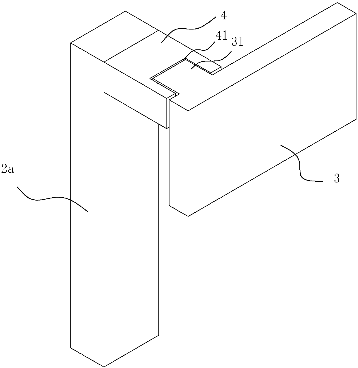 Aluminum alloy formwork high and large formwork erecting system and mounting method thereof