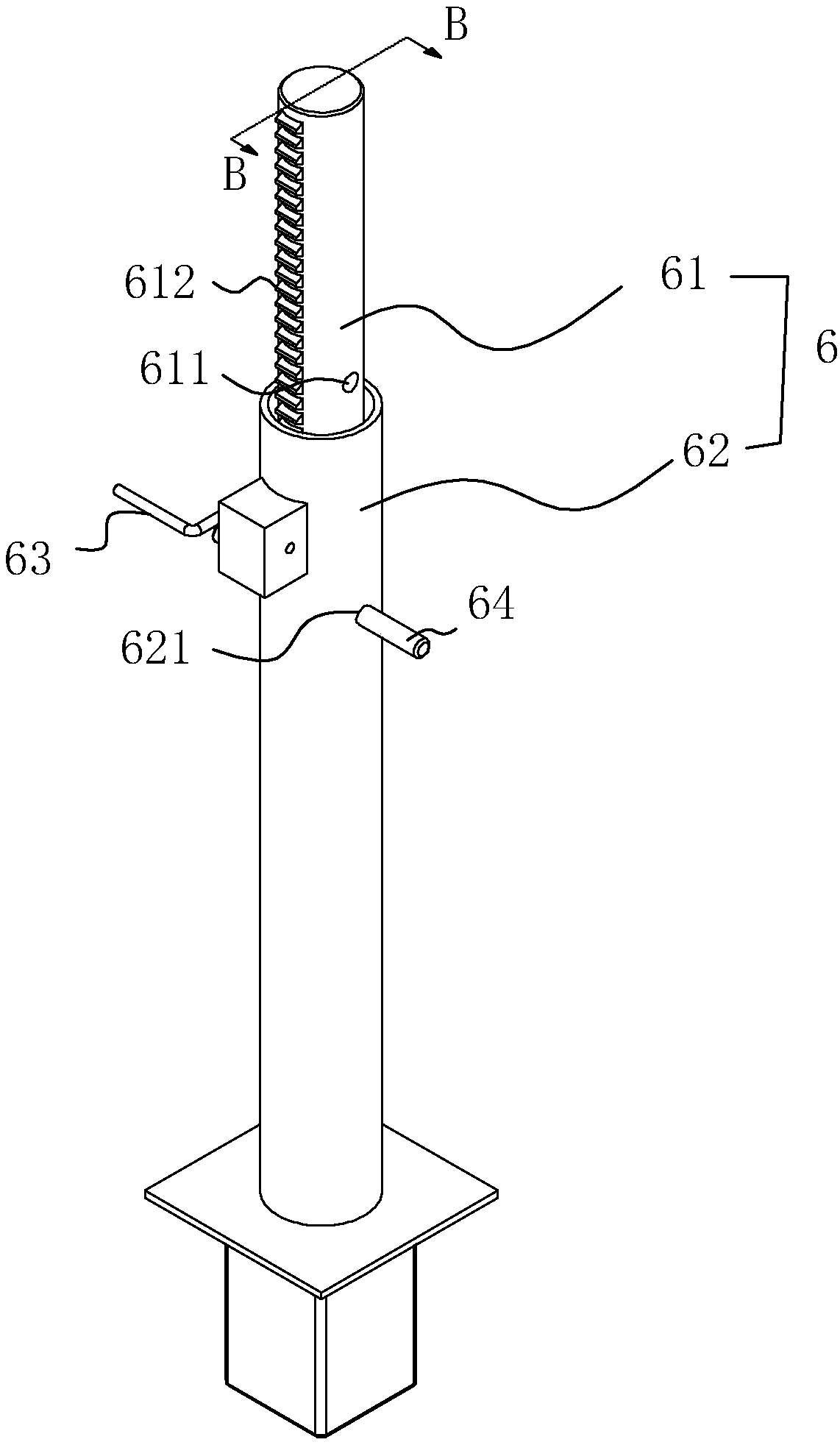 Aluminum alloy formwork high and large formwork erecting system and mounting method thereof