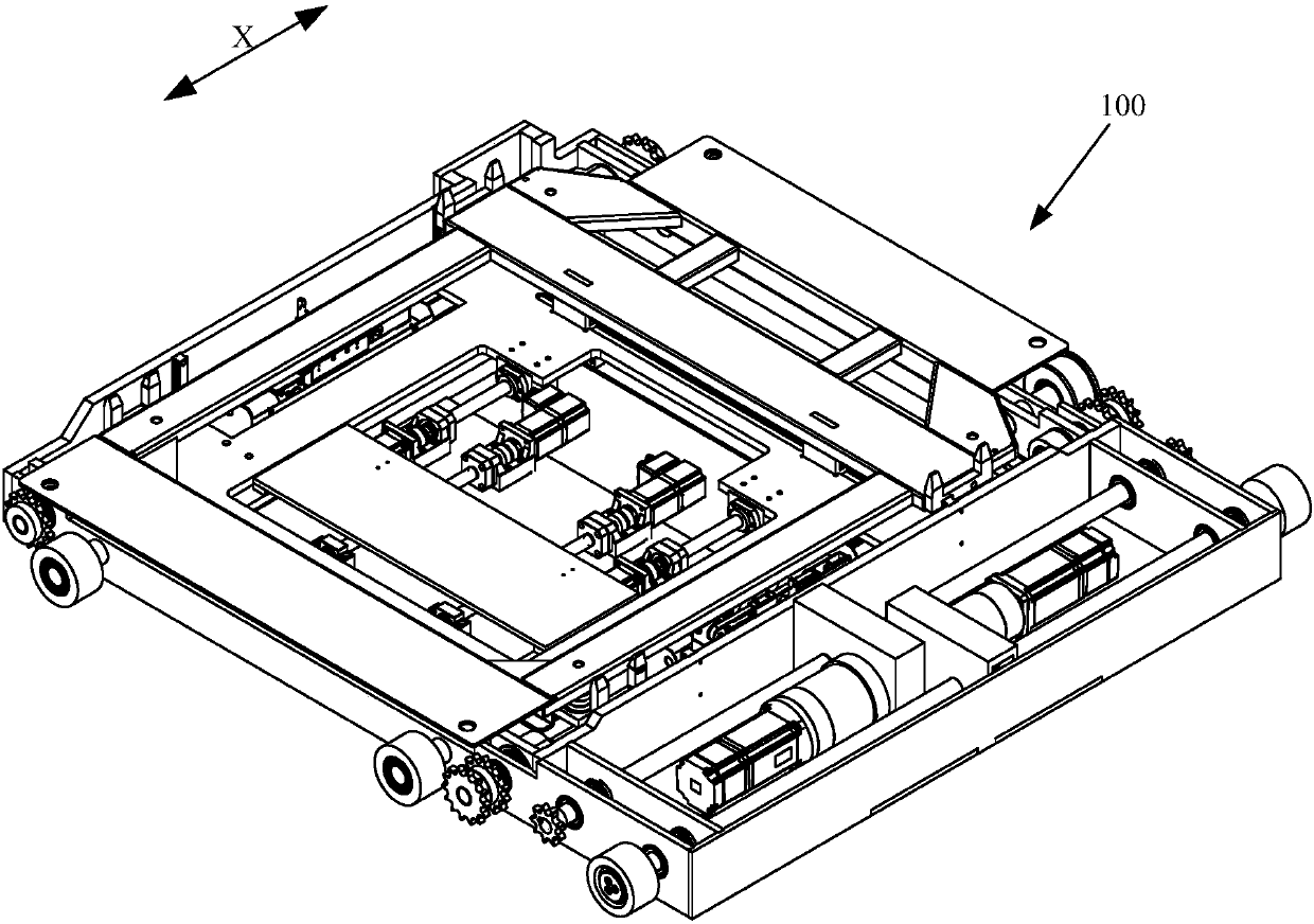 Shuttle type battery pack replacement equipment and a battery replacement station comprising the same