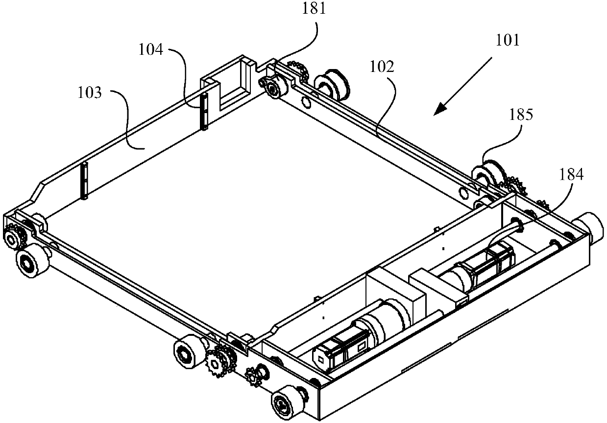 Shuttle type battery pack replacement equipment and a battery replacement station comprising the same