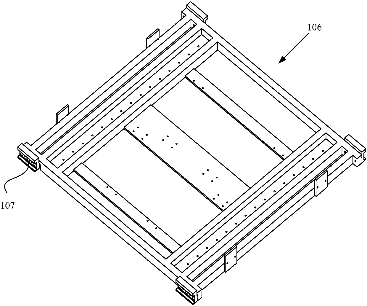 Shuttle type battery pack replacement equipment and a battery replacement station comprising the same