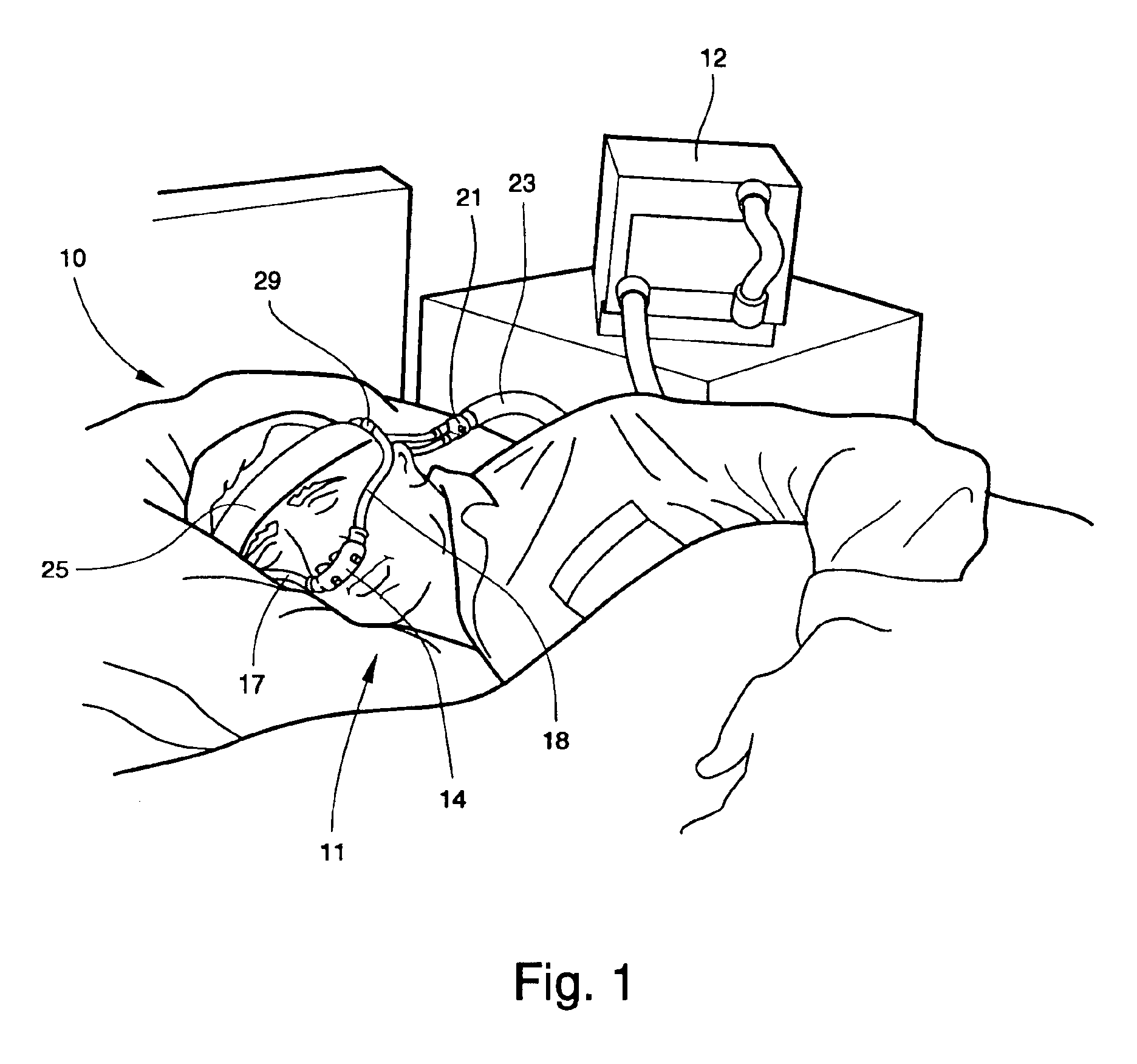 Headwear for use by a sleep apnea patient