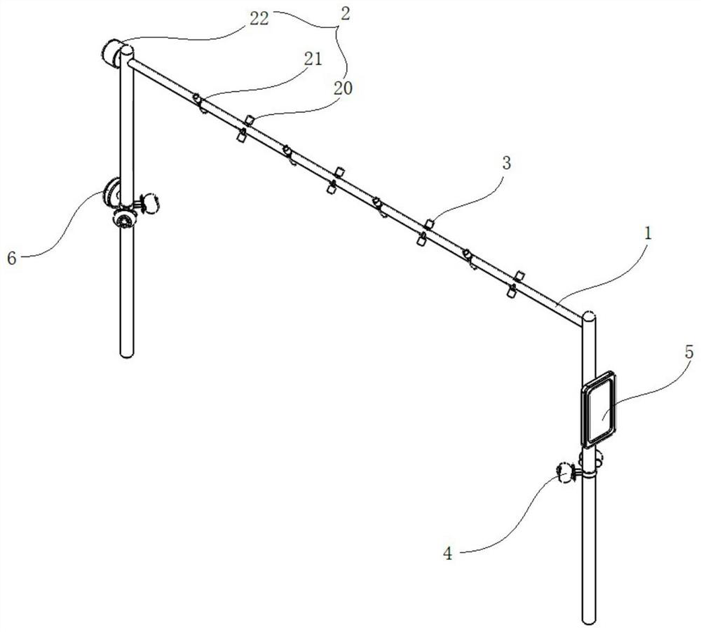 Badminton net post capable of preventing unpaid court using