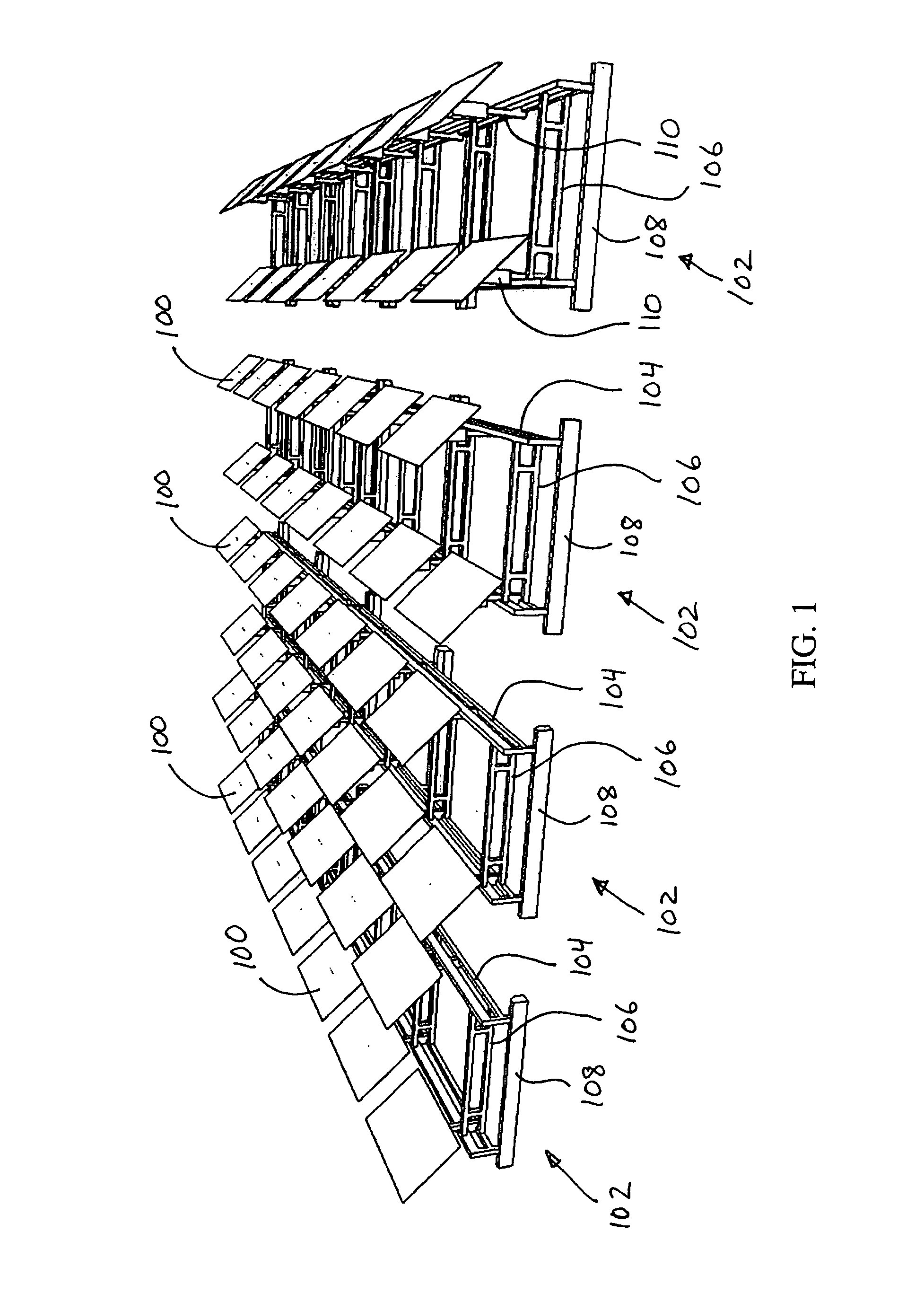 Solar collector system for solar thermal applications