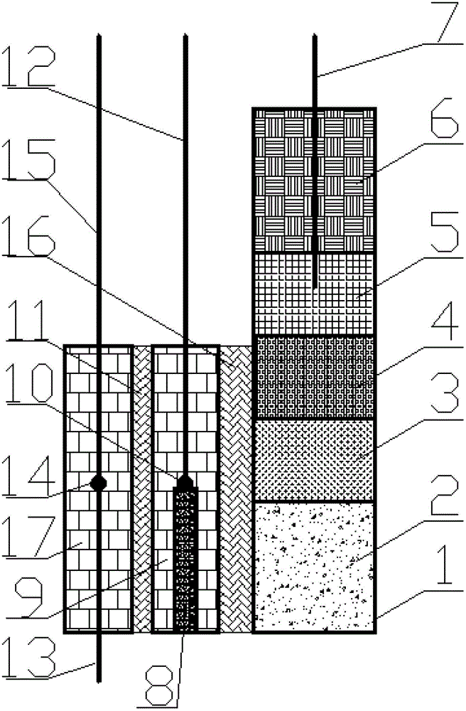 Sensor device for long-term monitoring of reinforcement corrosion conditions and applied inside concrete