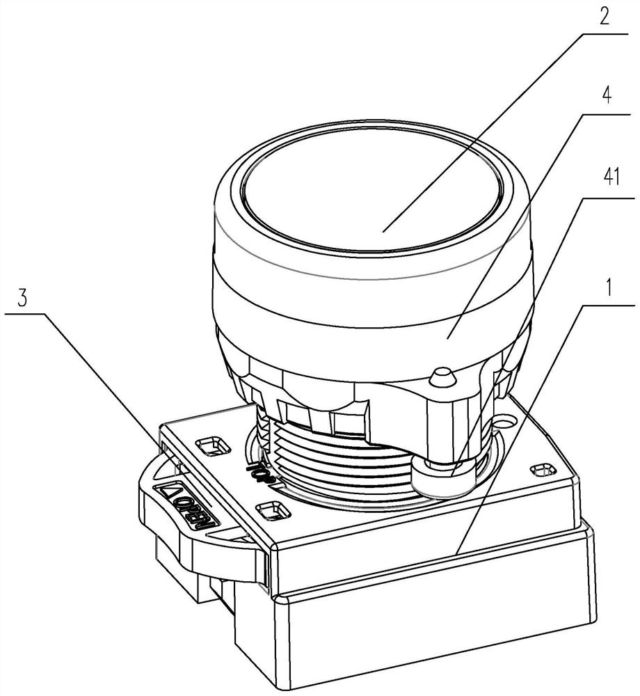 Touch button for button switch