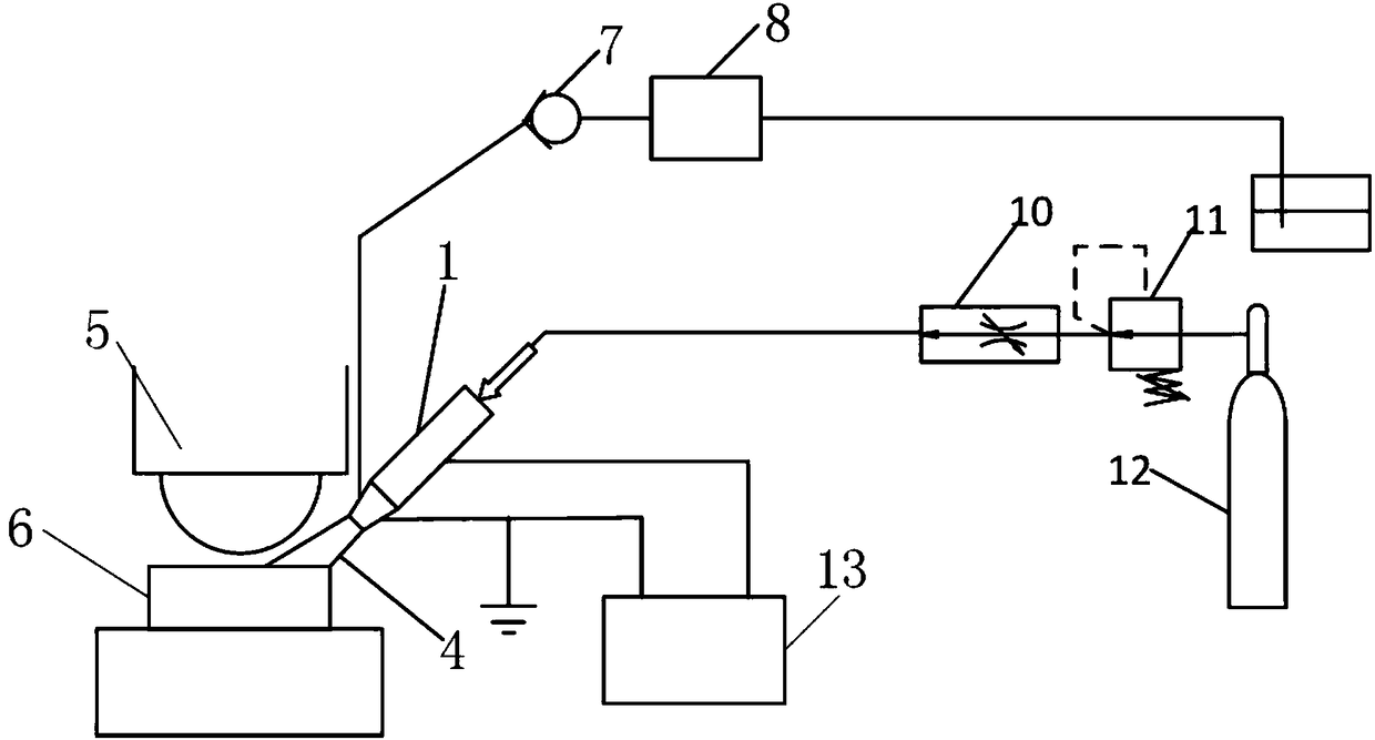 Method for carrying out auxiliary cutting through atomized cold plasmas