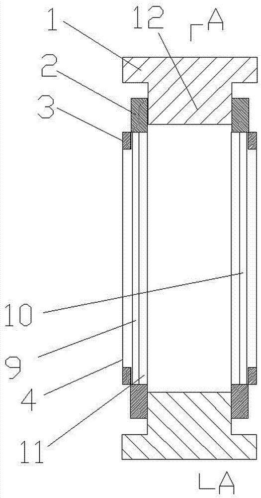 Triaxial-test sample preparation device and sample preparation method