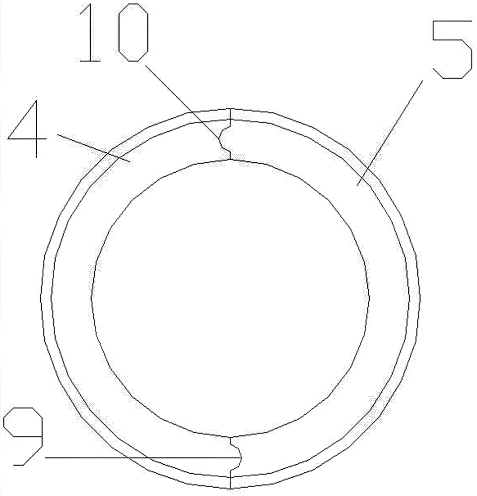 Triaxial-test sample preparation device and sample preparation method