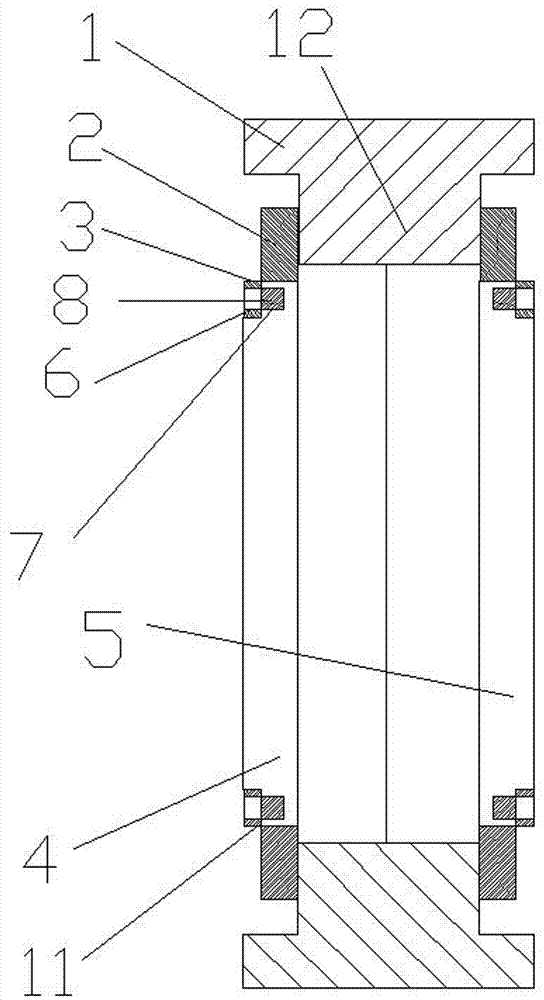 Triaxial-test sample preparation device and sample preparation method