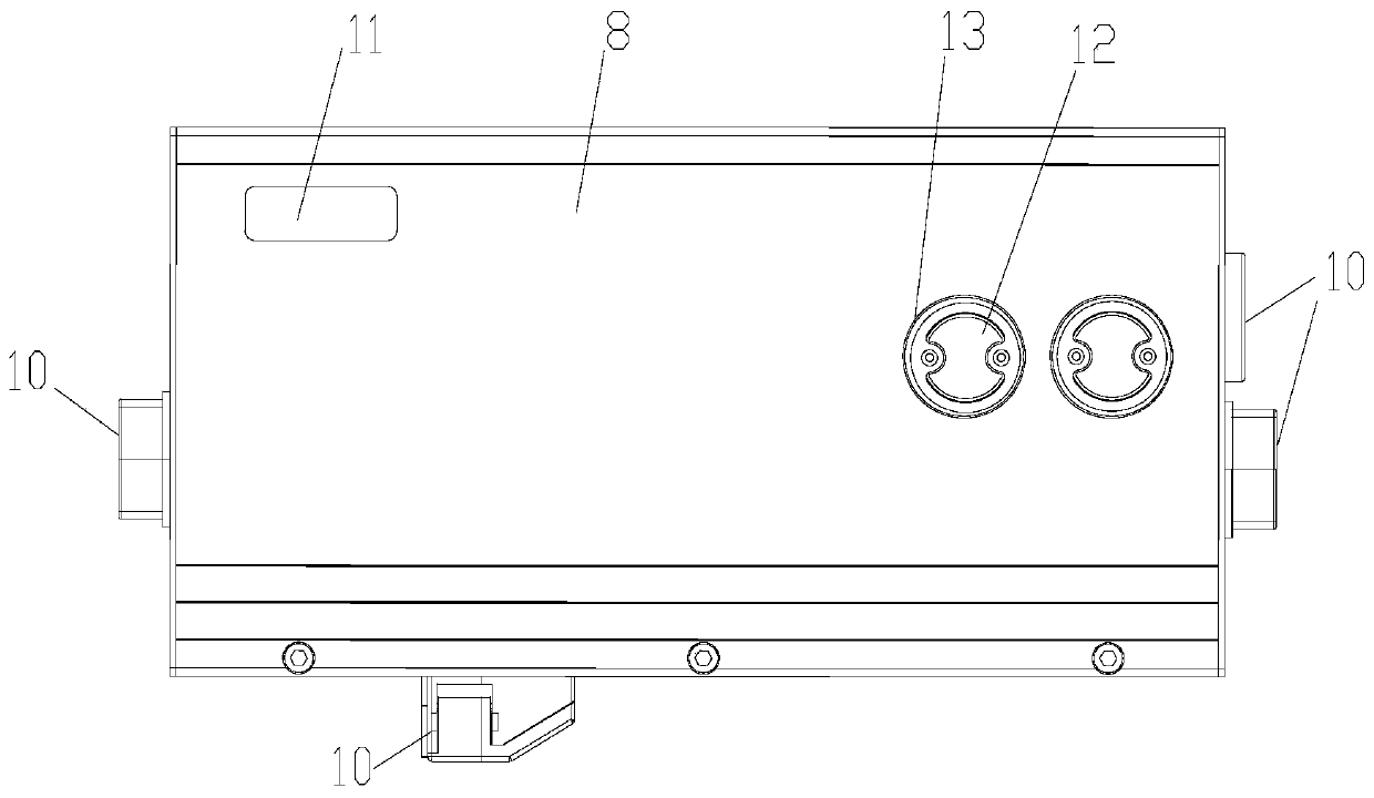 Rail transit platform door controller with high dustproof, waterproof and electromagnetic compatibility levels