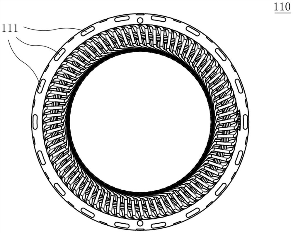 Motor, frequency conversion all-in-one machine and well cementation device