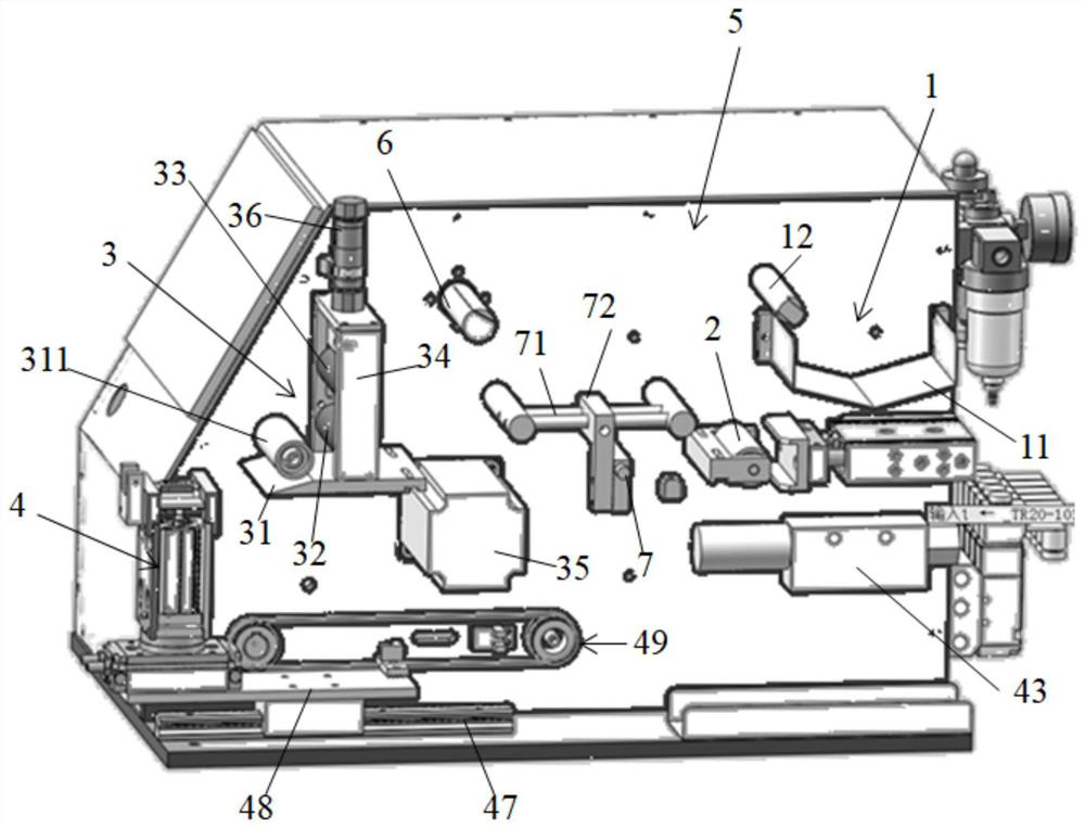 Automobile pipeline labeling machine and using method thereof