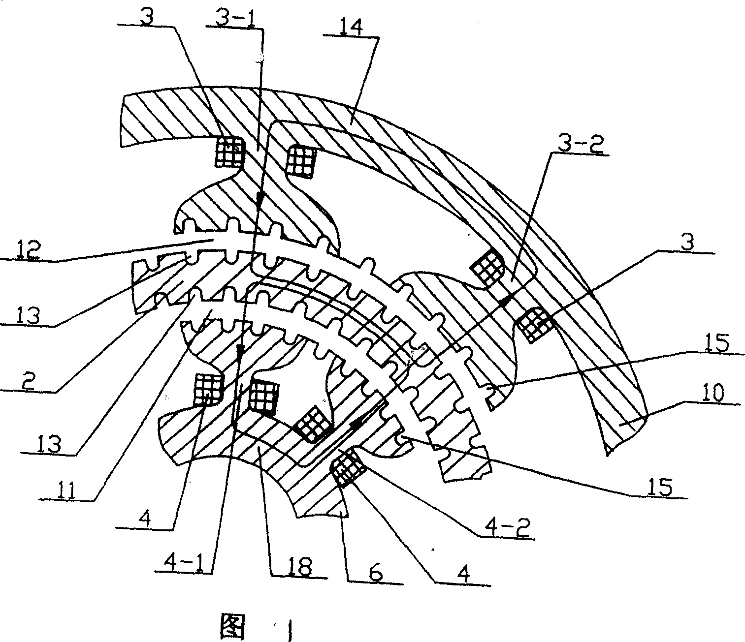 Direct driving reluctance motor