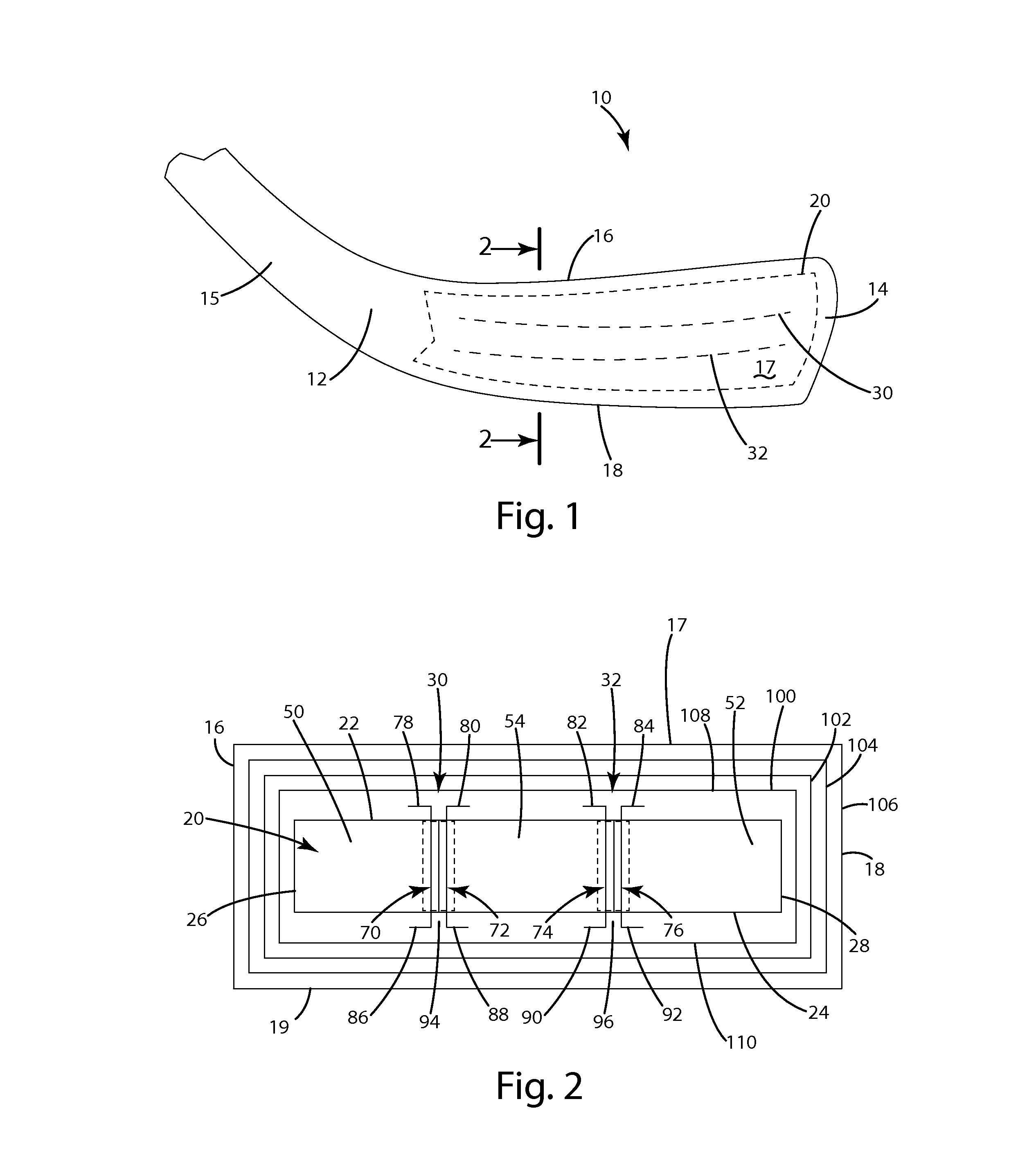 I-beam construction in a hockey blade core