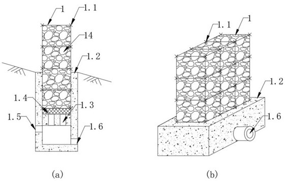 Debris flow blocking dam with automatic desilting function and building and using method