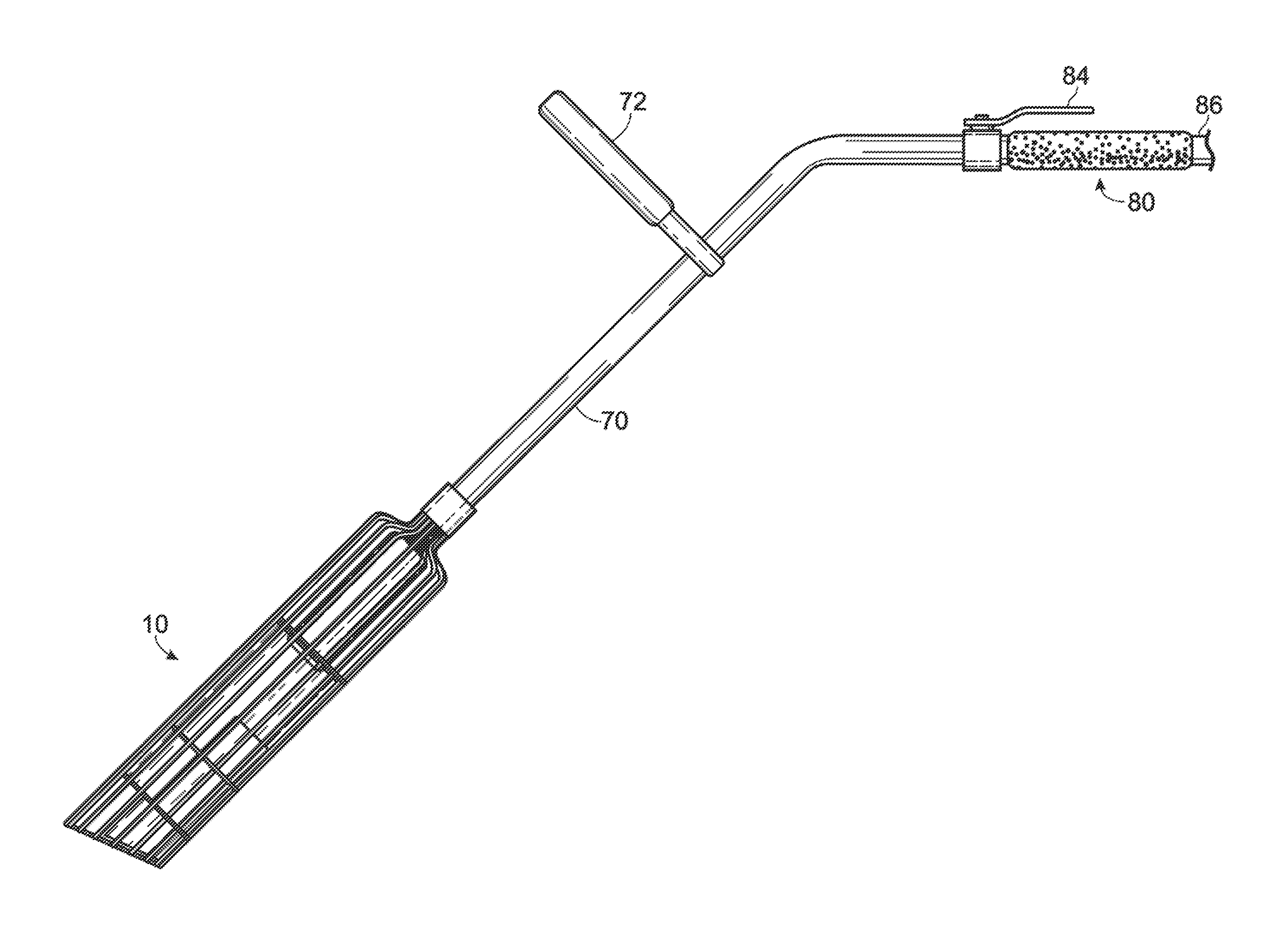 Open flame control system for weed control