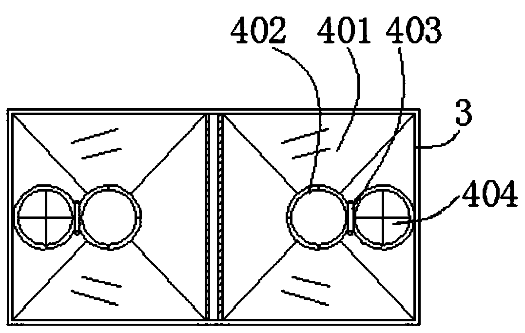 Building construction transporting device with dust suppression function