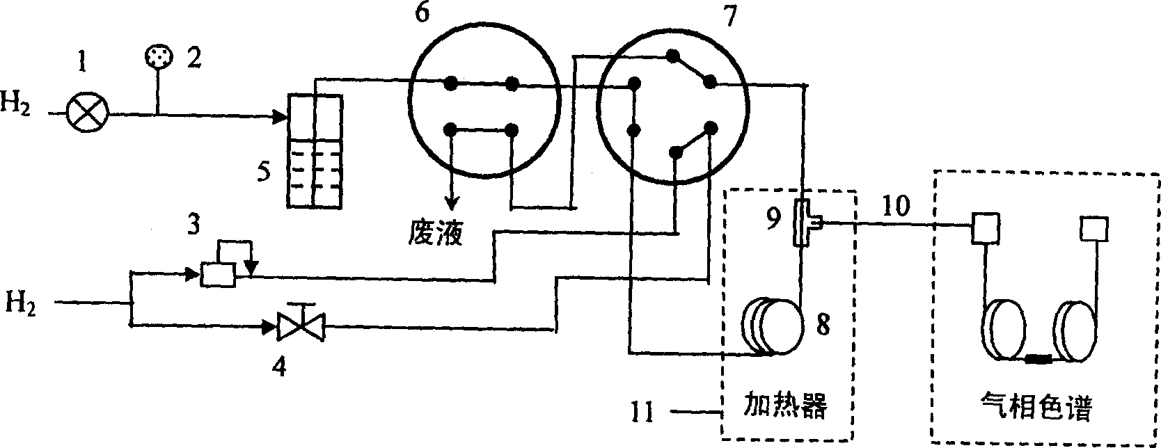 Capillary solid phase microextraction device and extracting method