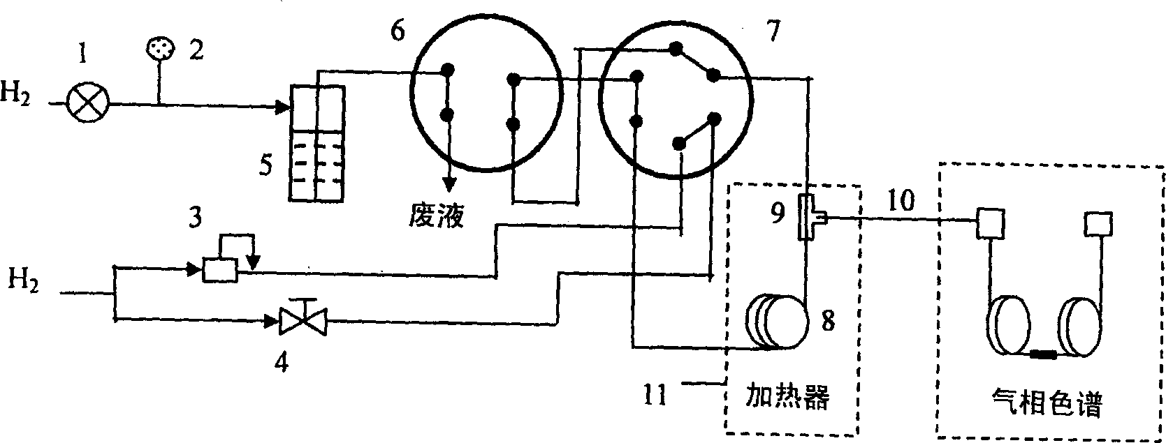 Capillary solid phase microextraction device and extracting method