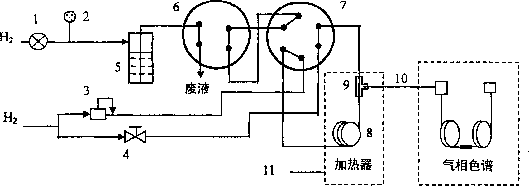 Capillary solid phase microextraction device and extracting method