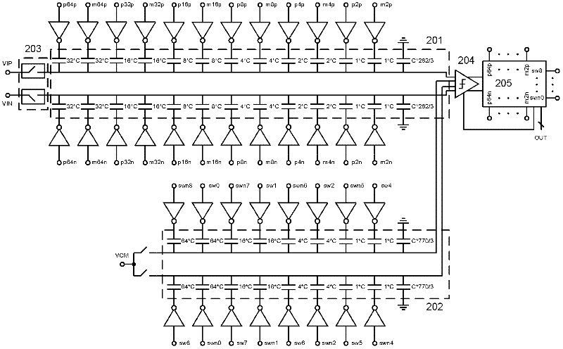 Asynchronous successive approximation analog-to-digital converter and conversion method