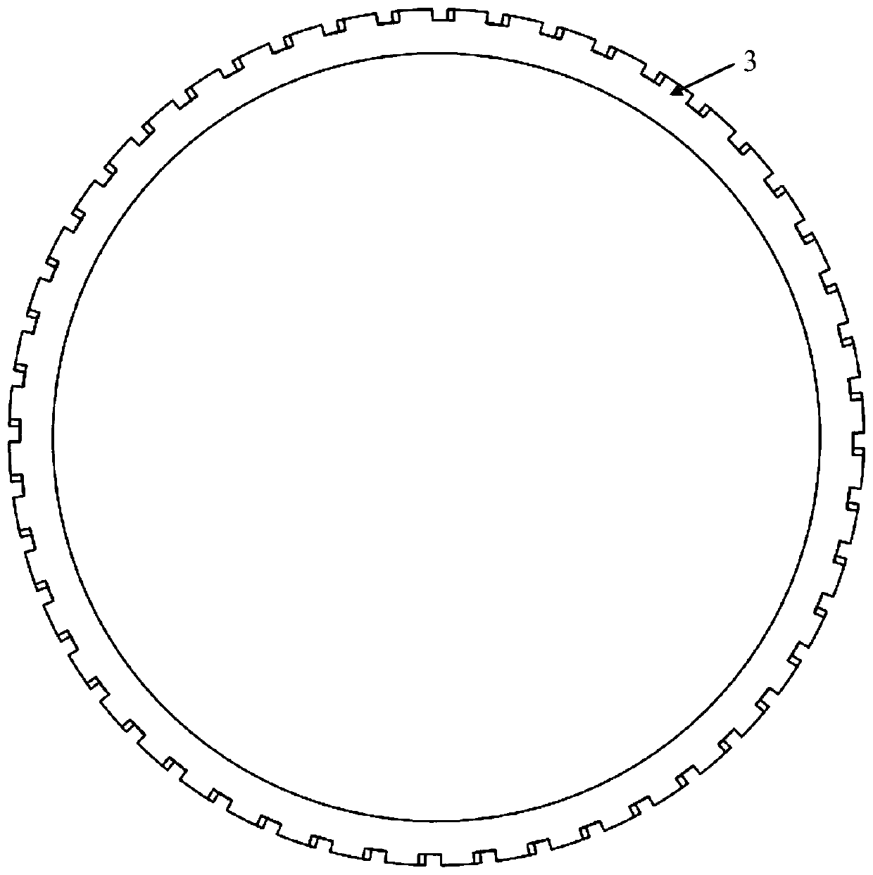 Mixed bullet belt device containing pre-set carving grooves