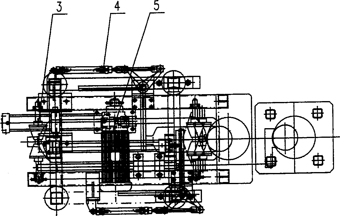 Mechanism for steel cylinder overturning stand