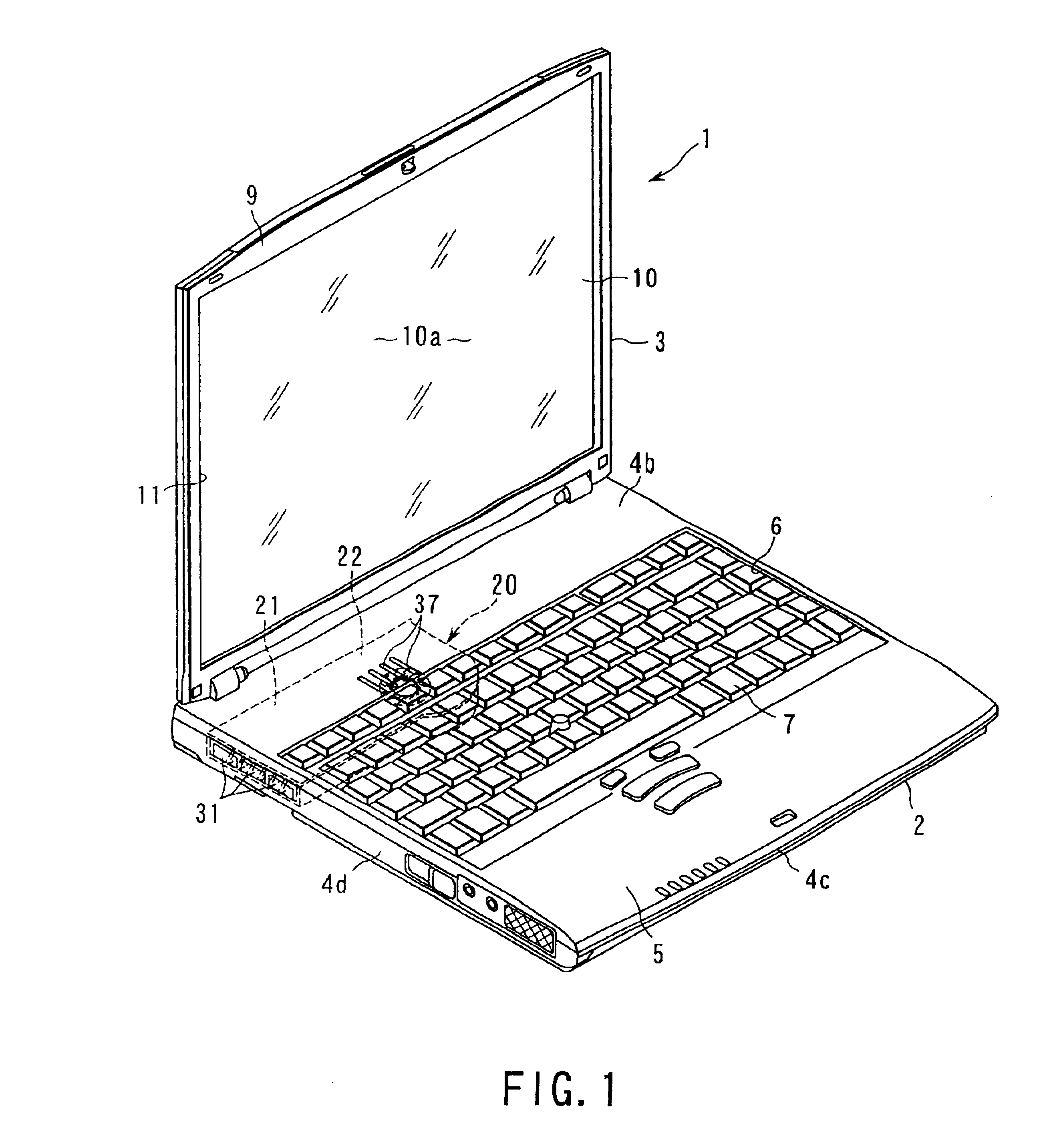 Electronic apparatus having cooling unit for cooling heat-generating component