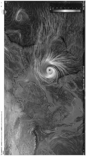 A method of constructing streamline animation driven by wind field based on gs particle system