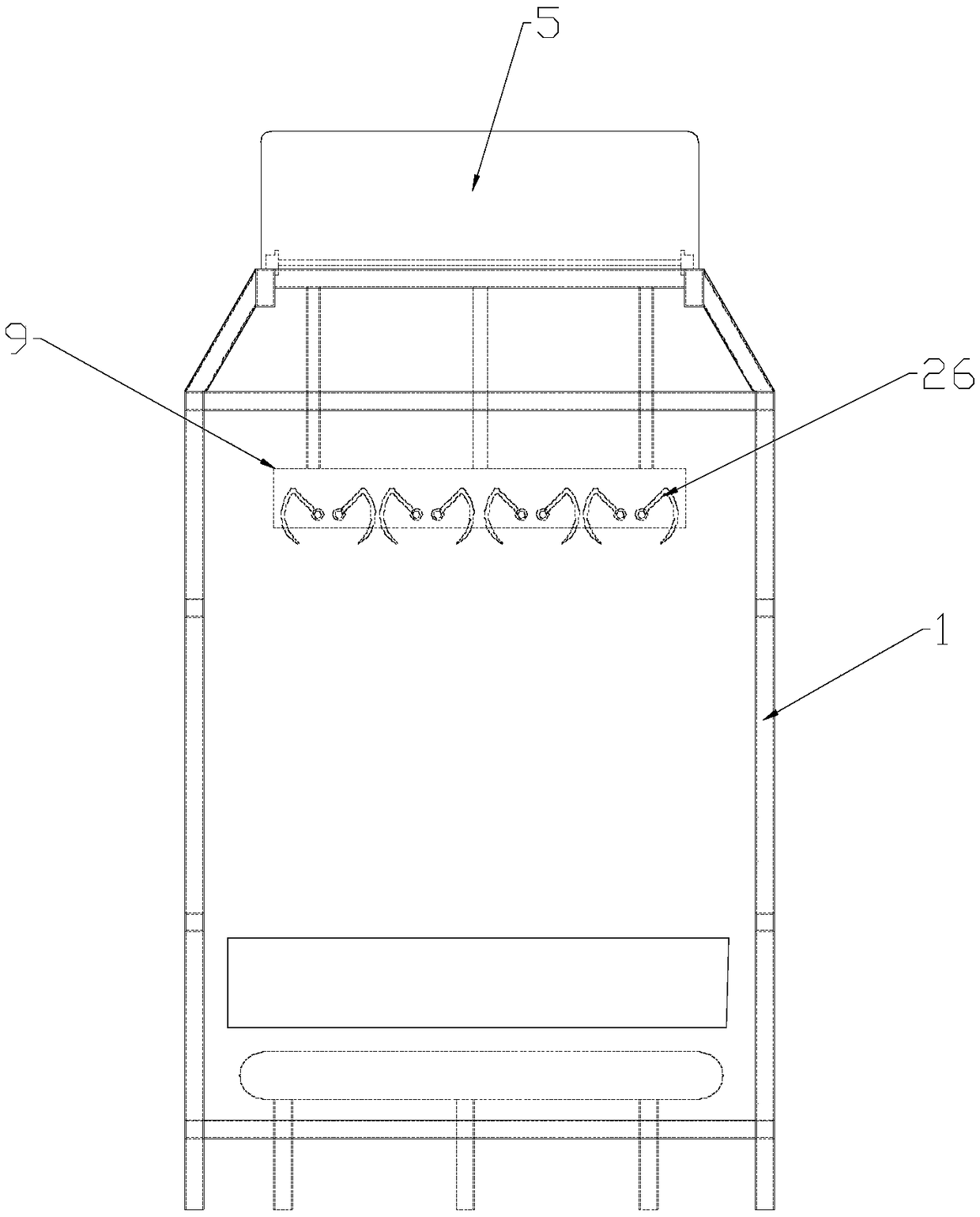 Automatic medicinal material unpacking device and method