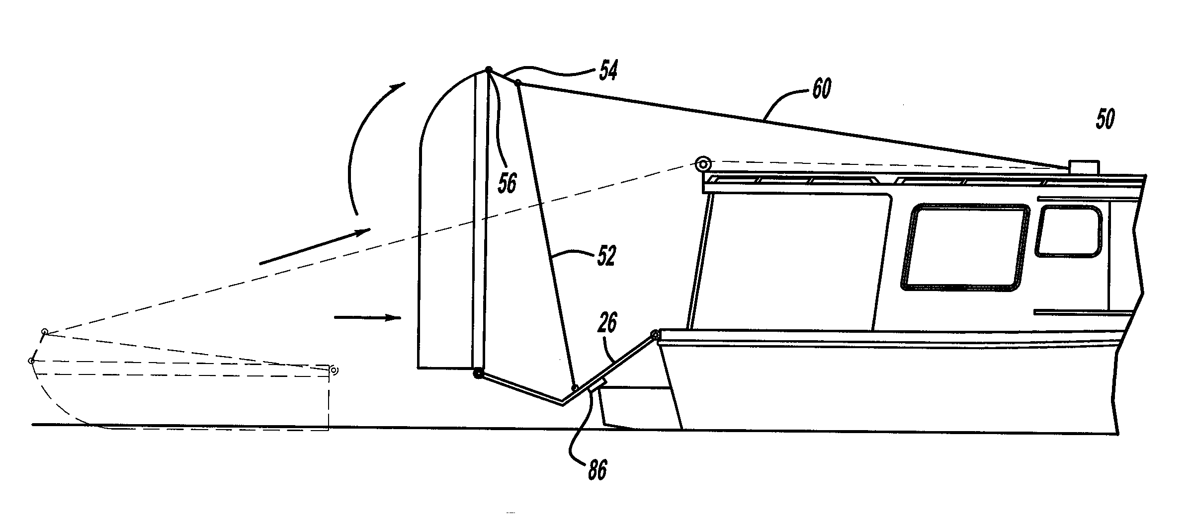 Tender stowage method and apparatus