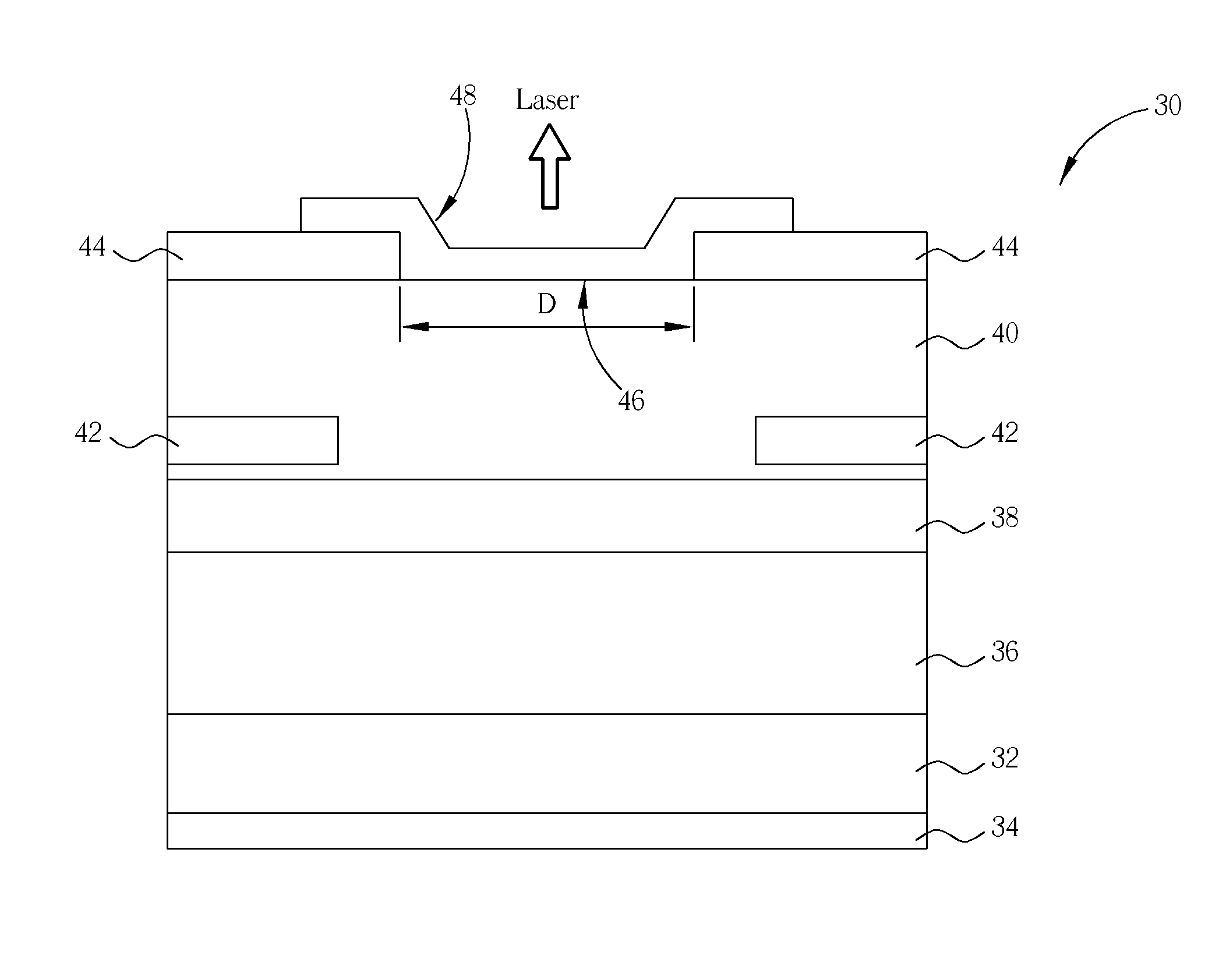 High-power single-mode vertical cavity-surface emitting laser