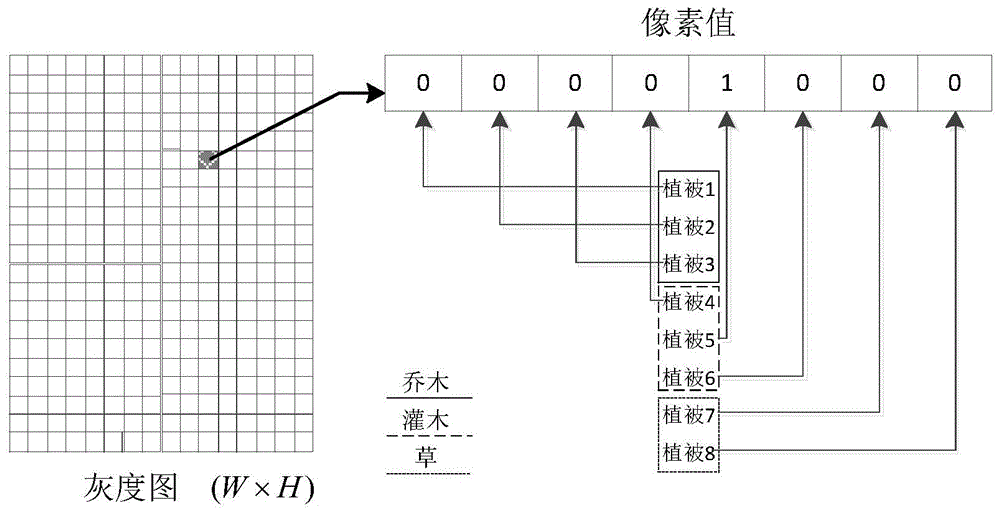 Real-time dynamic drawing method for vegetation in three-dimensional virtual scene