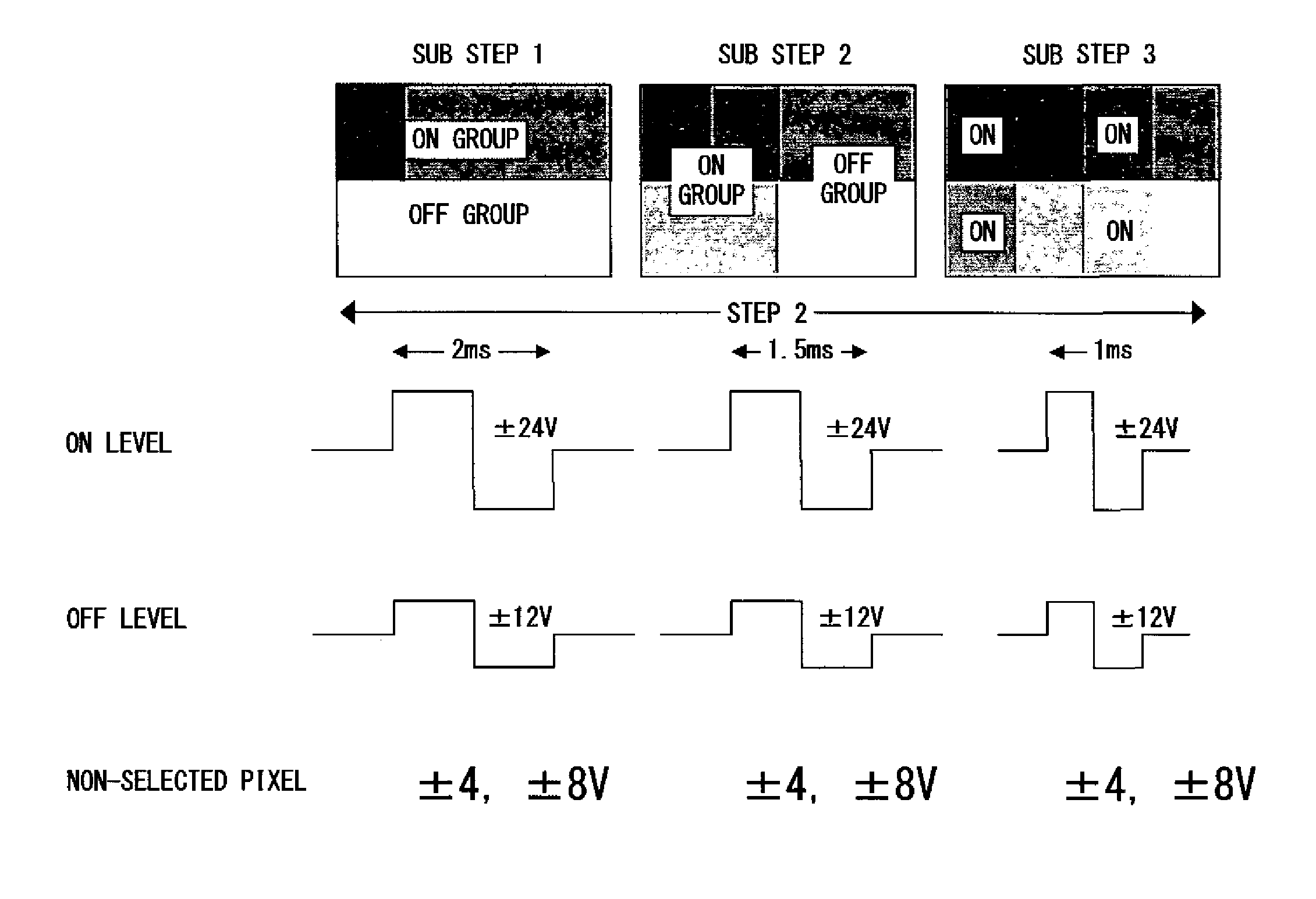 Method of driving liquid crystal display element