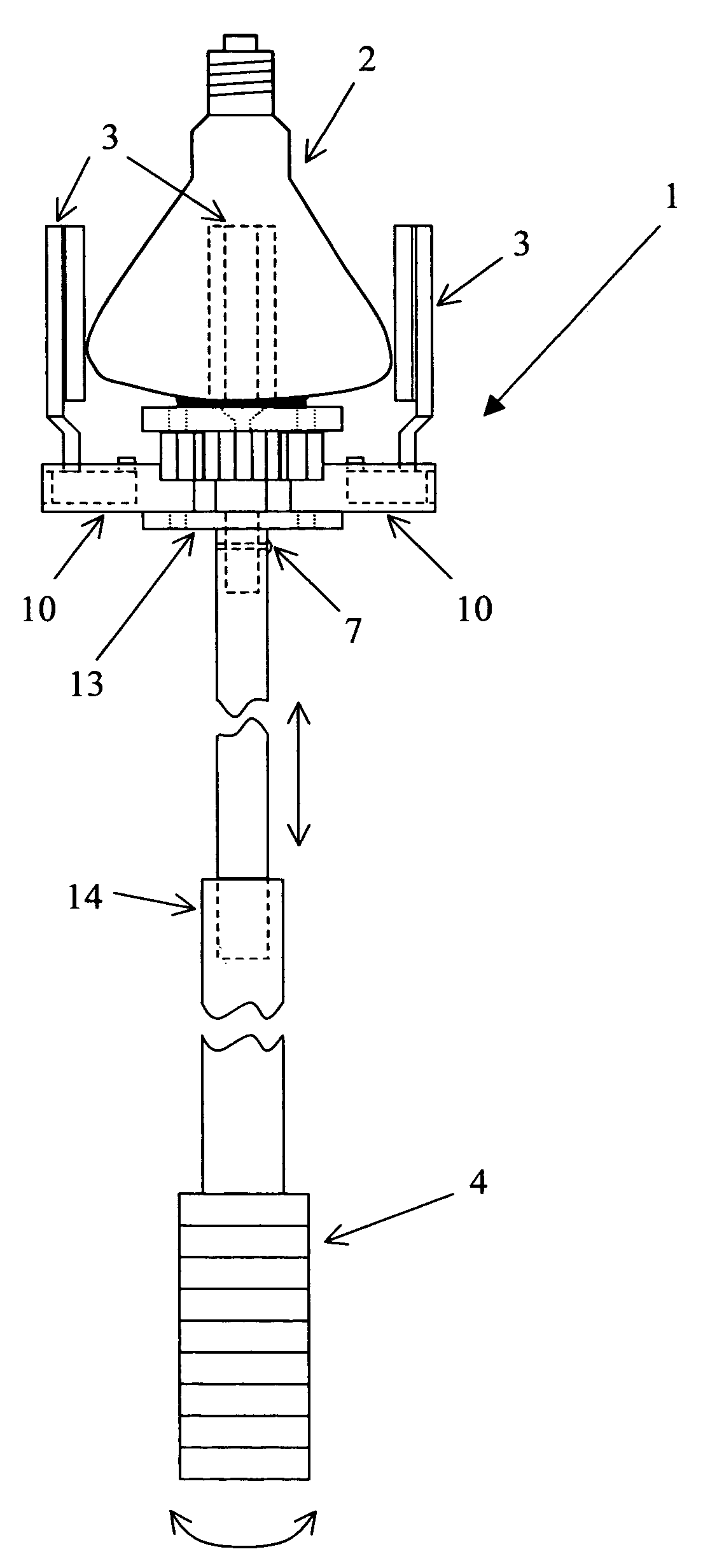 Light bulb installation and removal device