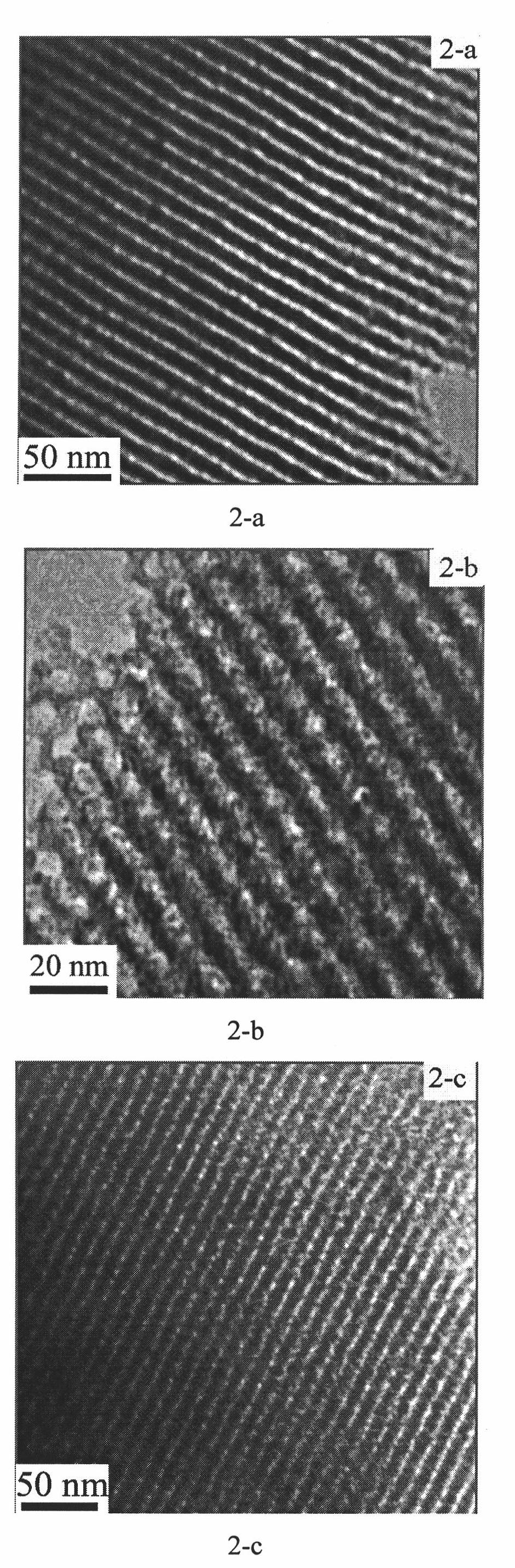 Method for preparing C-SiO2-Fe/M magnetic mesoporous composite material for electromagnetic wave adsorption coating