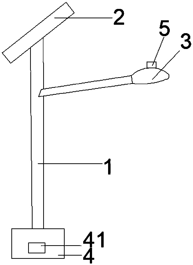 Energy-saving LED solar street lamp