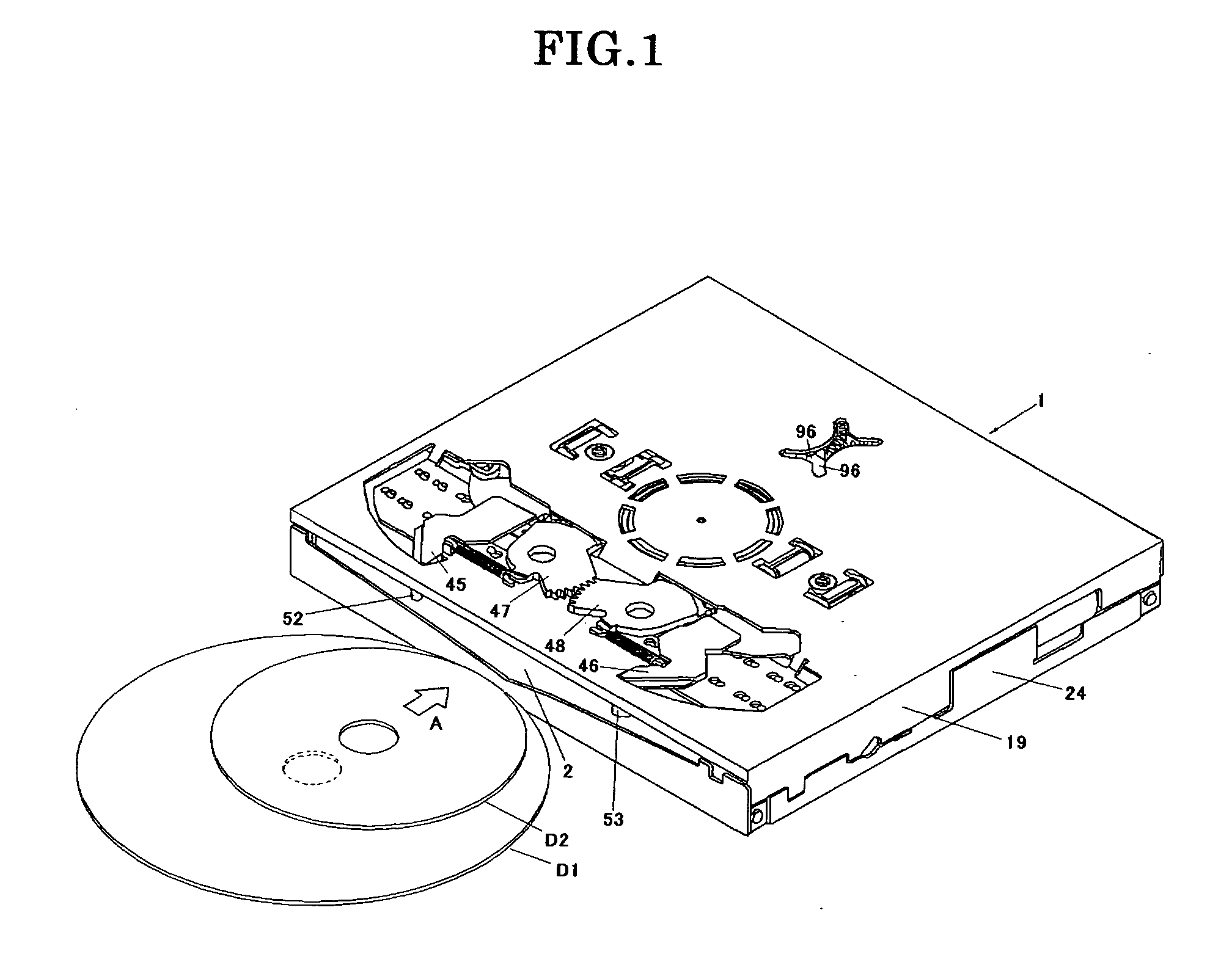 Clamping apparatus for a disc player