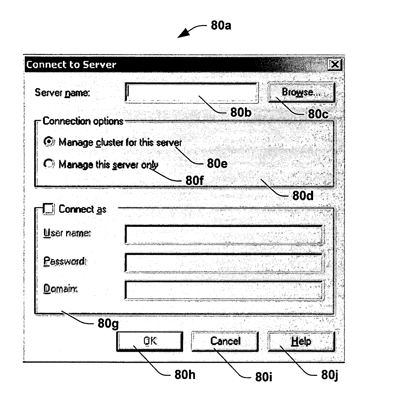 User interface to display and manage an entity and associated resources