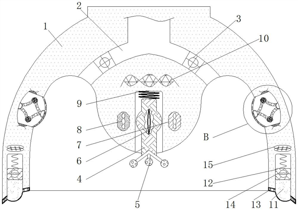 Movable suction cup based on LED lamp production process