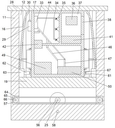 High-low voltage switch cabinet with automatic lifting and heat dissipation functions