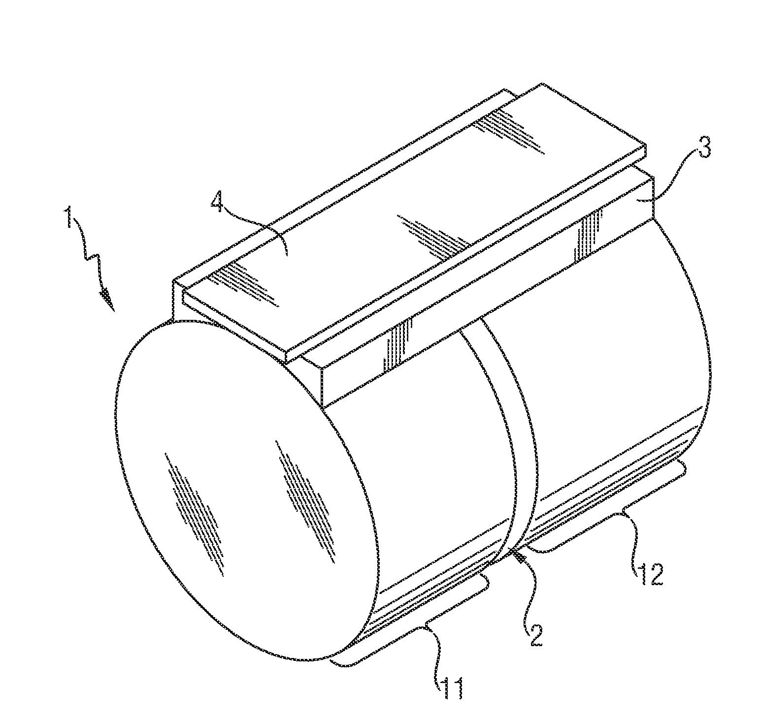 Method for simultaneously cutting a compound rod of semiconductor material into a multiplicity of wafers