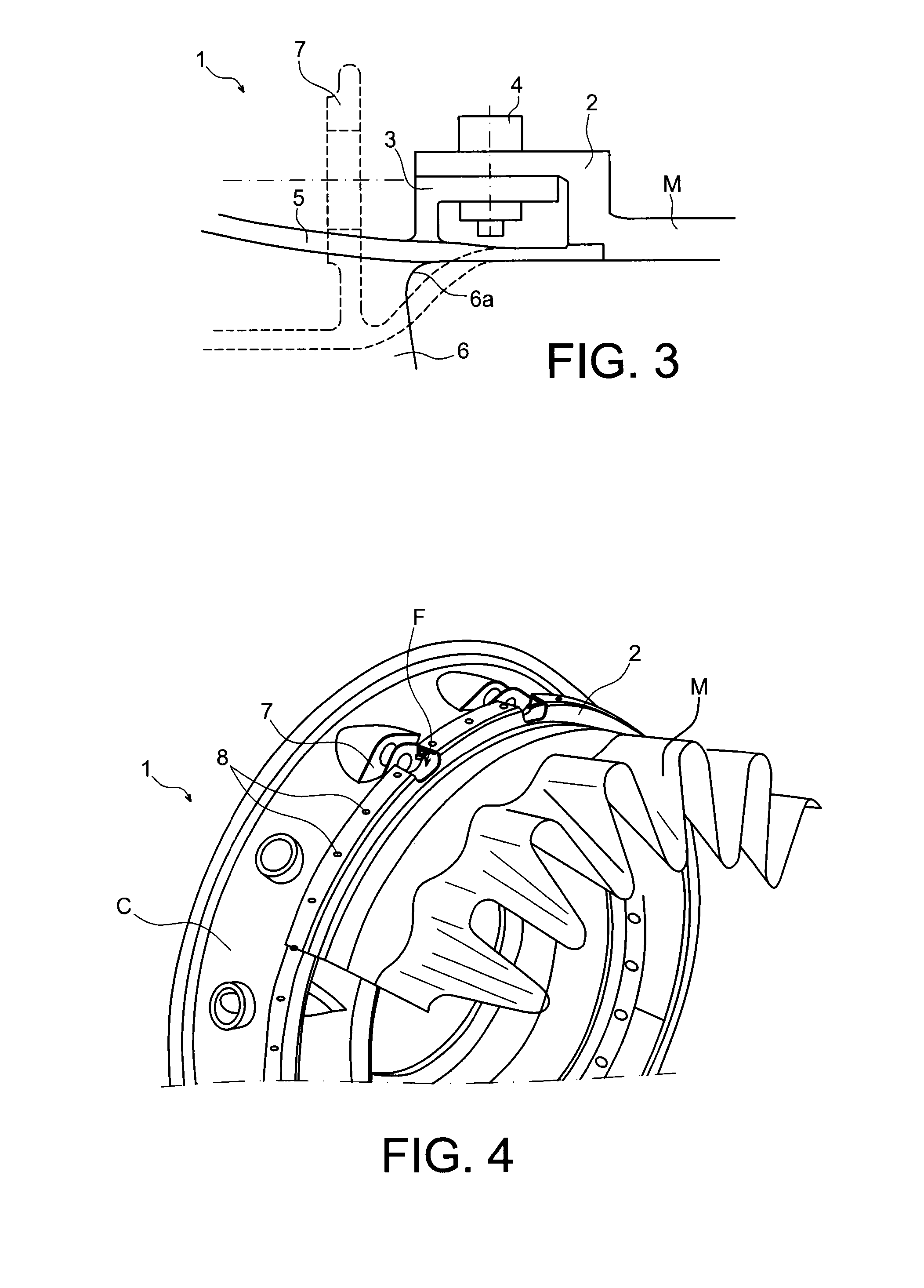 Method for assembling a nozzle and an exhaust case of a turbomachine