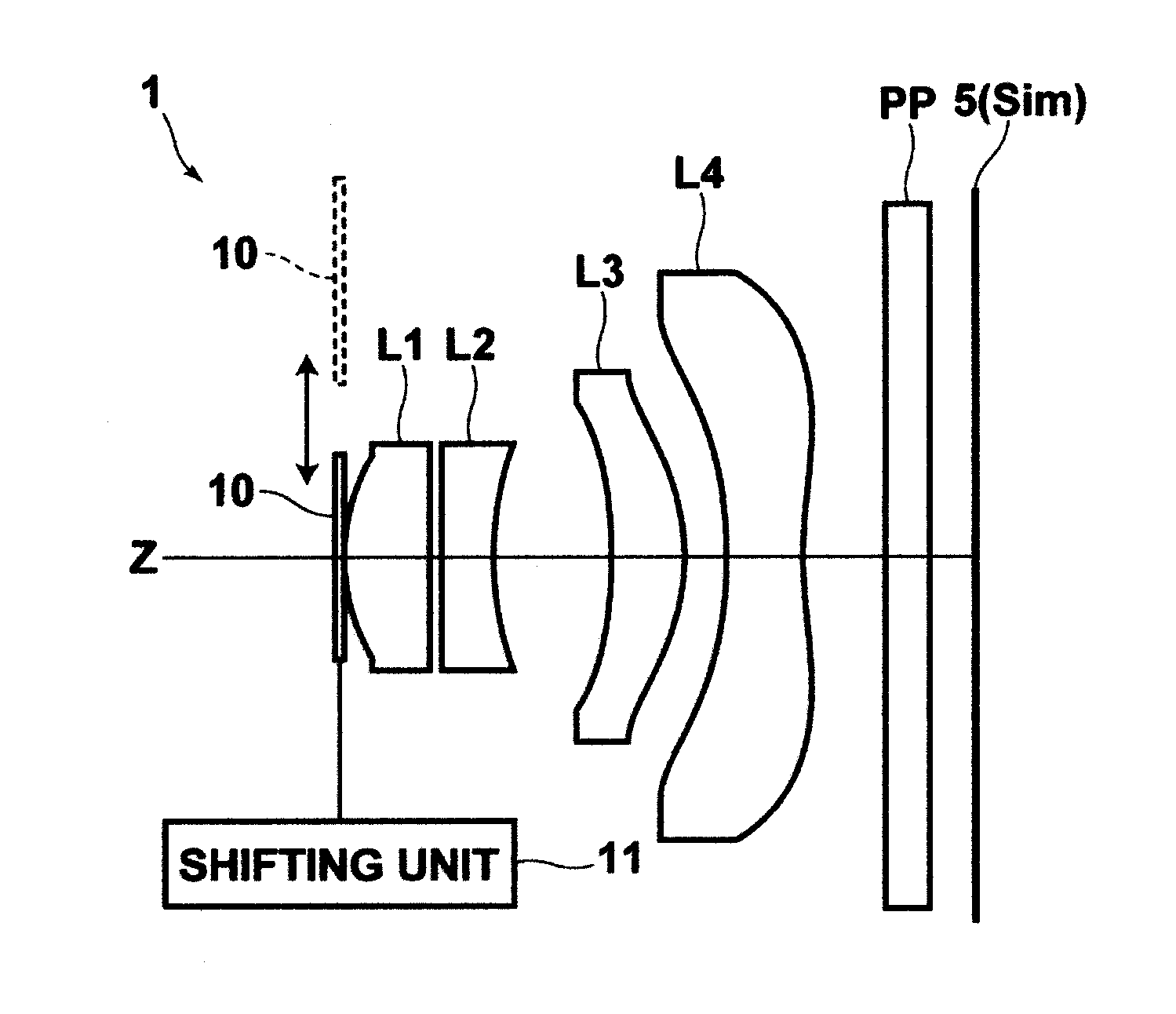 Filter, image pickup lens, image pickup apparatus, and portable terminal device