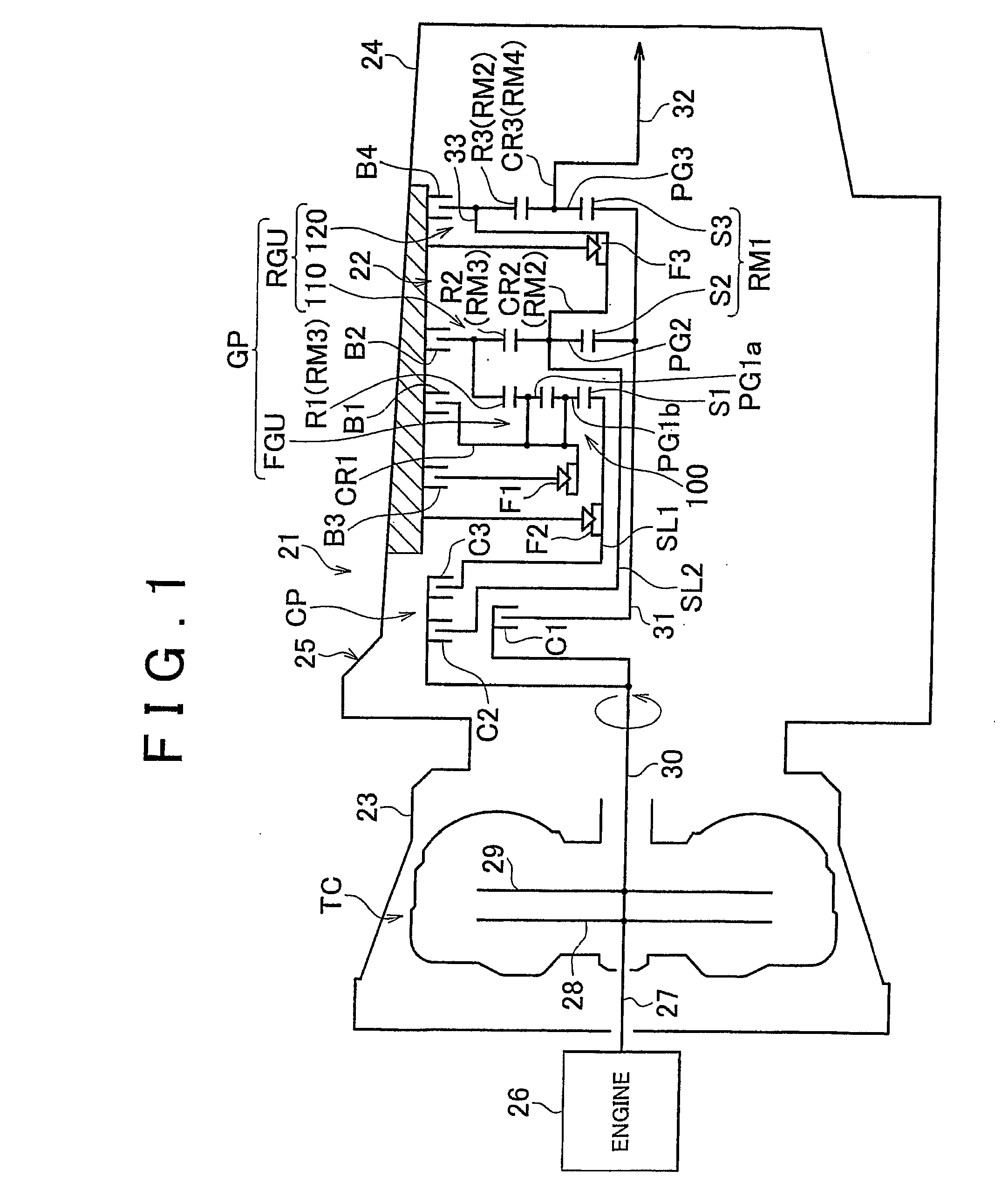 Lubrication of a planetary gearset