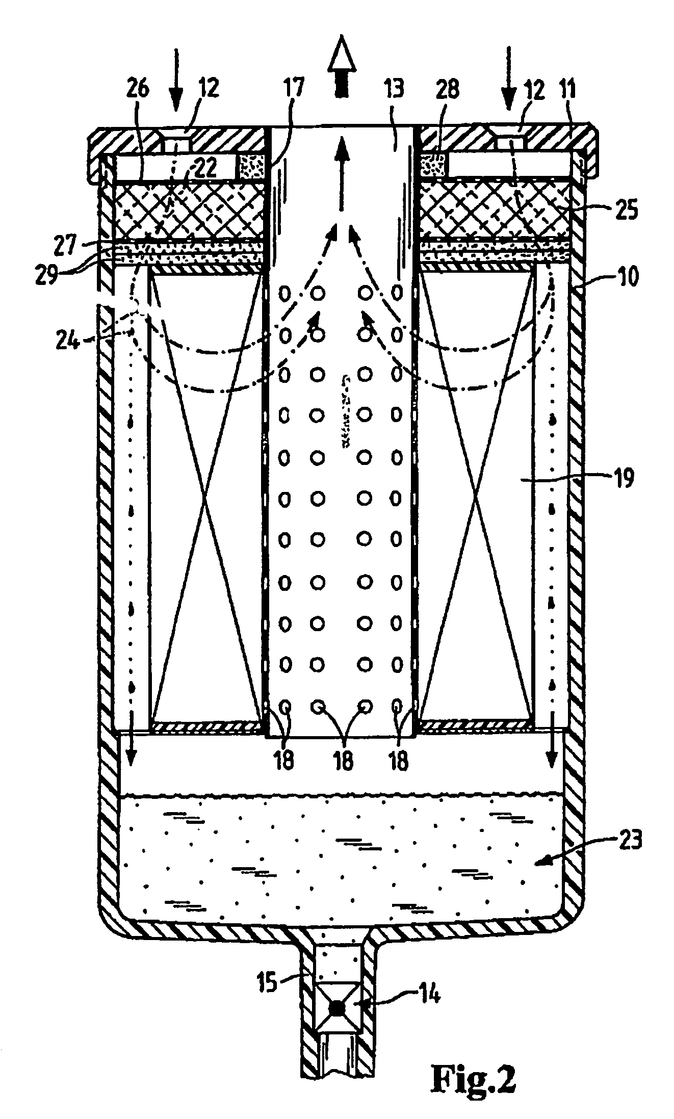 Fuel filter system