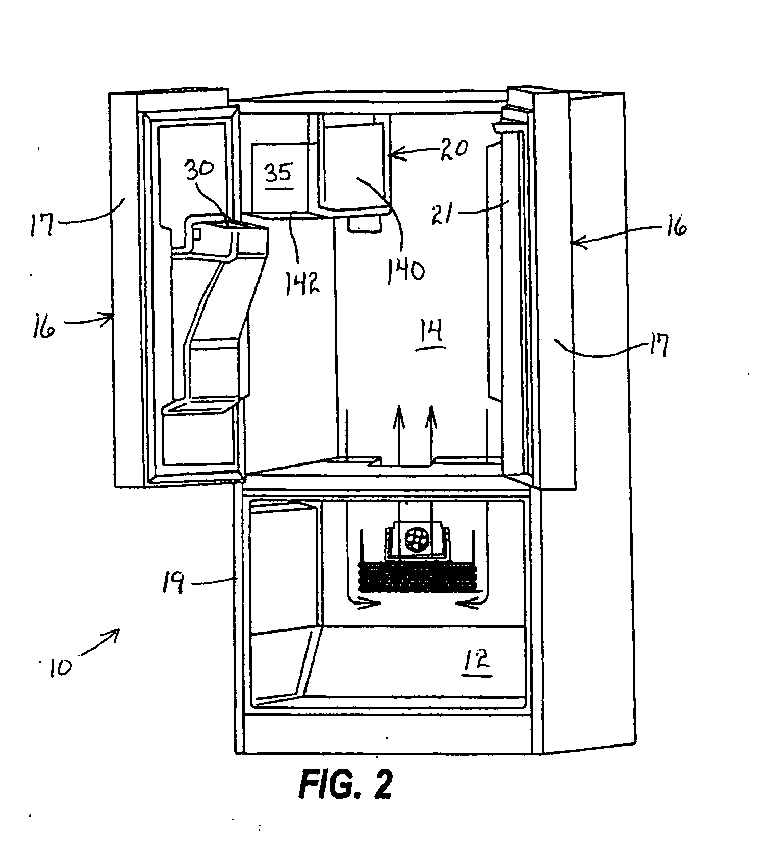 Refrigeration system for refrigeration appliance